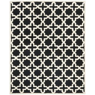 Safavieh Handmade Moroccan Cambridge Black Wool Rug (8 X 10)