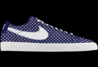 Nike Blazer Low iD Custom Kids Shoes (3.5y 6y)   Blue