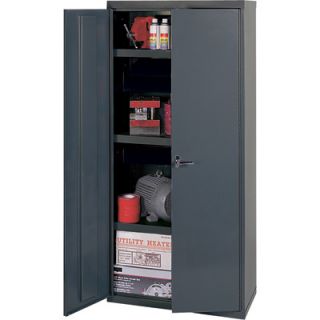 Edsal Welded Vault Cabinet   36in.W x 18in.D x 60in.H, Model# VC1501G