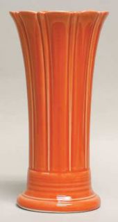 Homer Laughlin  Fiesta Persimmon (Newer) Flared Vase, Fine China Dinnerware   Pe