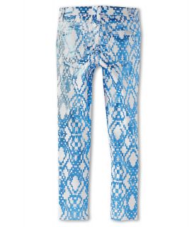 7 For All Mankind Kids Girls The Skinny Jean in Ethnic Geo Blue Girls Jeans (Blue)