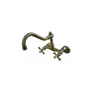 Elements of Design ES3223AX Hot Springs Two Handle Wall Mount Kitchen Faucet
