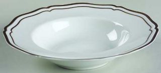 Ceralene Louis Xv Gold Rim Soup Bowl, Fine China Dinnerware   Argent Shape, Rim,