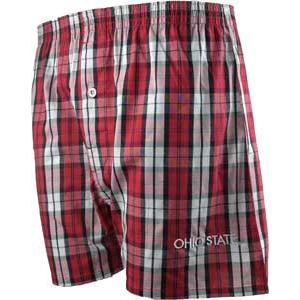 Ohio State Buckeyes College Concepts NCAA Campus Plaid Boxer