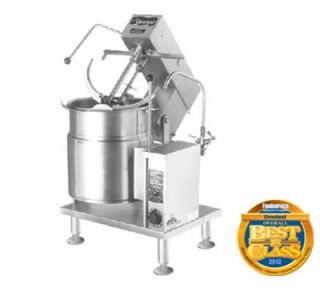 Cleveland Table Top Direct Kettle Mixer w/ Sweep Fold Agitator, 20 gal Capacity 240/3 V