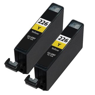 Canon Cli226 Yellow Compatible Inkjet Cartridge (remanufactured) (pack Of 2) (YellowPrint yield 510 pages at 5 percent coverageNon refillableModel NL 2x Canon CLI226 YellowPack of Two (2)Warning California residents only, please note per Proposition 6