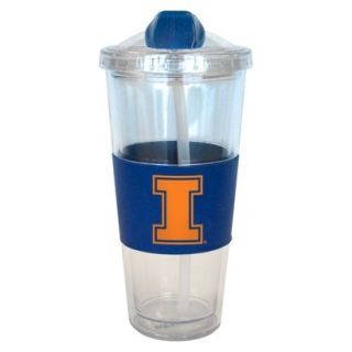 Boelter Brands NCAA 2 Pack Illinois Fighting Illinois No Spill Double Walled