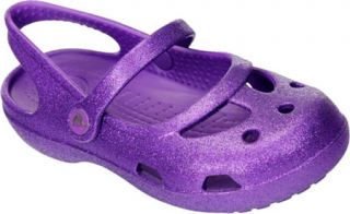 Infant/Toddler Girls Crocs Shayna Hi Glitter Mary Jane   Neon Purple Casual Sho