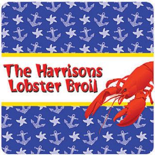 Lobster Personalized Coasters