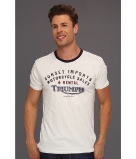 Lucky Brand Triumph Sunset Imports Mens T Shirt (White)