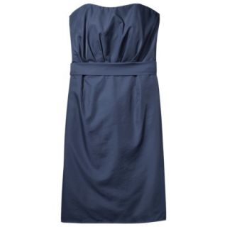 TEVOLIO Womens Plus Size Taffeta Strapless Dress   Academy Blue   22W