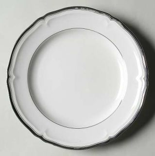 Mikasa Hyde Park Platinum Salad Plate, Fine China Dinnerware   Fine China,Baroqu