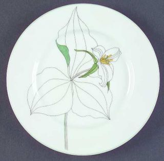 Block China Trillium Bread & Butter Plate, Fine China Dinnerware   Watercolors,G