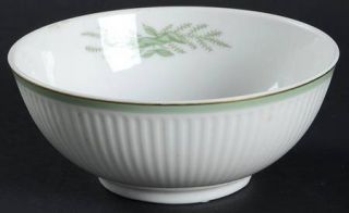 Royal Copenhagen Green Melodi Coupe Cereal Bowl, Fine China Dinnerware   Green B