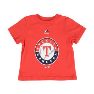 Texas Rangers Majestic MLB Infant Primary Logo T Shirt