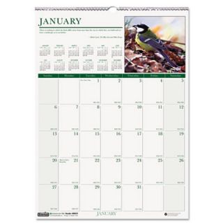 House Of Doolittle Wild Birds Monthly Wall Calendar