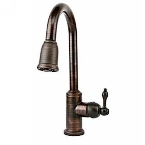 Premier Copper Products K PD01ORB Universal Single Handle Kitchen Faucet With Pu