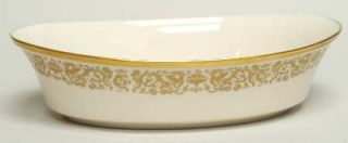 Lenox China Tuscany 10 Oval Vegetable Bowl, Fine China Dinnerware   Gold Scroll
