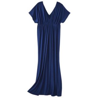 Merona Petites Short Sleeve Maxi Dress   Blue SP