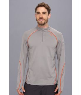 ASICS Thermopolis LT 1/2 Zip Mens T Shirt (Gray)