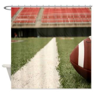  Football Yard line Shower Curtain  Use code FREECART at Checkout
