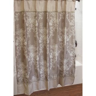 Sherry Kline Winchester Shower Curtain With Hook Set (Taupe/creamMaterials 100 percent polyester Includes 12 resin hooksDimensions 72 inches wide x 72 inches longCare instructions Machine wash coldThe digital images we display have the most accurate co
