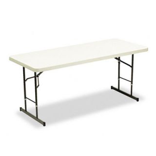Iceberg Enterprises Indestructable Too Adjustable Height Resin Folding Table,