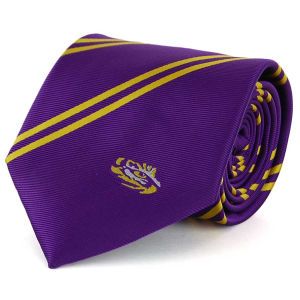 LSU Tigers Woven Stripe Necktie