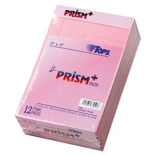 TOPS Prism Plus Colored Writing Pads   Pink (50 Sheets Per Pad)