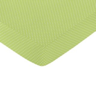 Sweet Jojo Designs Fitted Crib Sheet In Lime Mini Dot (Lime and whiteDimensions 52 inches x 28 inches x 8 inchesMaterial 100 percent cottonCoordinates with all pieces of the matching Sweet Jojo Designs setsCare instructions Machine washableFits all sta
