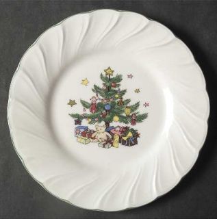 Nikko Happy Holidays Bread & Butter Plate, Fine China Dinnerware   Christmas Tre