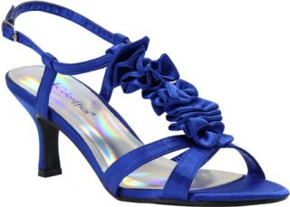 Womens Coloriffics Giselle   Blue Satin Prom Shoes