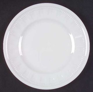 Wedgwood Colosseum (Whiteware) Salad Plate, Fine China Dinnerware   All White, E