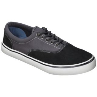 Mens Mossimo Supply Co. Eston Genuine Suede Sneaker   Black/Grey 7