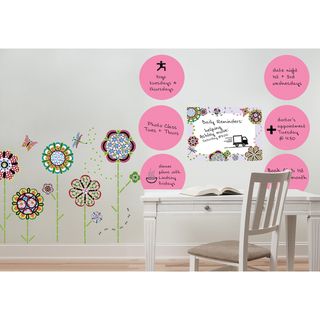 Wallpops Flower Power Kit And Dry erase Pack