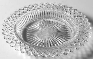 Westmoreland English Hobnail Clear (Round Base) Bread & Butter Plate   Stem #555
