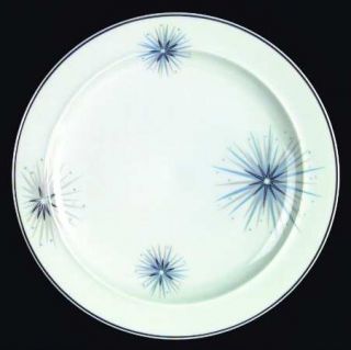 Easterling Celestial Dinner Plate, Fine China Dinnerware   Blue/Gray/Black Starb