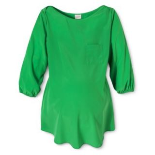 Liz Lange for Target Maternity 3/4 Sleeve Top   Green XL