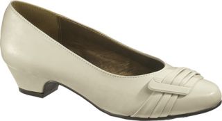 Womens Soft Style Pleats Be With You   Bone Vitello Ornamented Shoes