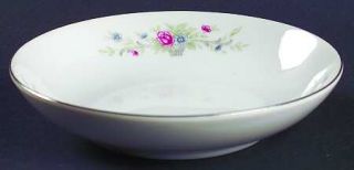 Florenteen Fantasia Fruit/Dessert (Sauce) Bowl, Fine China Dinnerware   Flowers