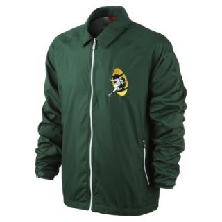 Nike Retro Coaches (NFL Green Bay Packers) Mens Jacket   Fir