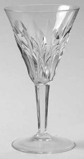 Royal Leerdam   Netherland Contessa Cordial Glass   Cut Vertical Design On Bowl