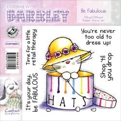 Barkley EZmount Everyday Cling Stamp Set 4.75 X4.75  Be Fabulous