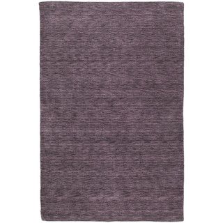 Gabbeh Hand tufted Plum Rug (76 X 9)