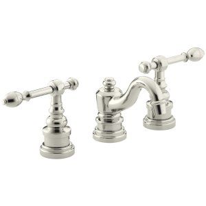 Kohler K 6811 4 SN IV Georges Brass Two Handle Widespread Lavatory Faucet
