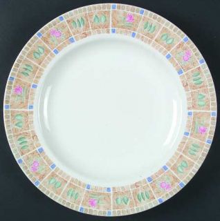 Epoch Woodsway Dinner Plate, Fine China Dinnerware   Leaves&Flowers On Tan&Brown