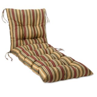 Sunbrella Tufted Chaise Cushions / Only Chaise, W/Ties