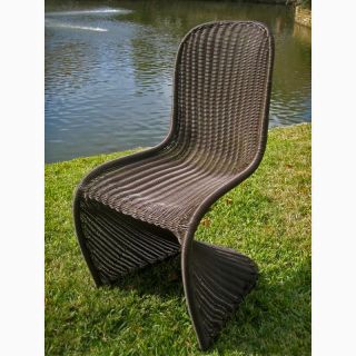 International Caravan Contemporary Resin Wicker Outdoor Chairs (set Of 4)