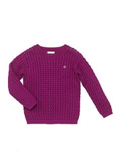 Gucci Little Girls Cotton Sweater   Violet