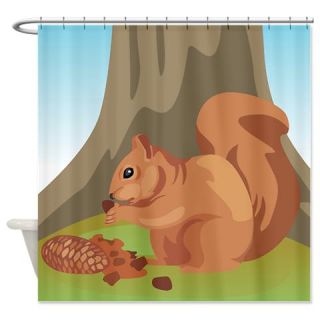  Cute Squirrel Shower Curtain  Use code FREECART at Checkout